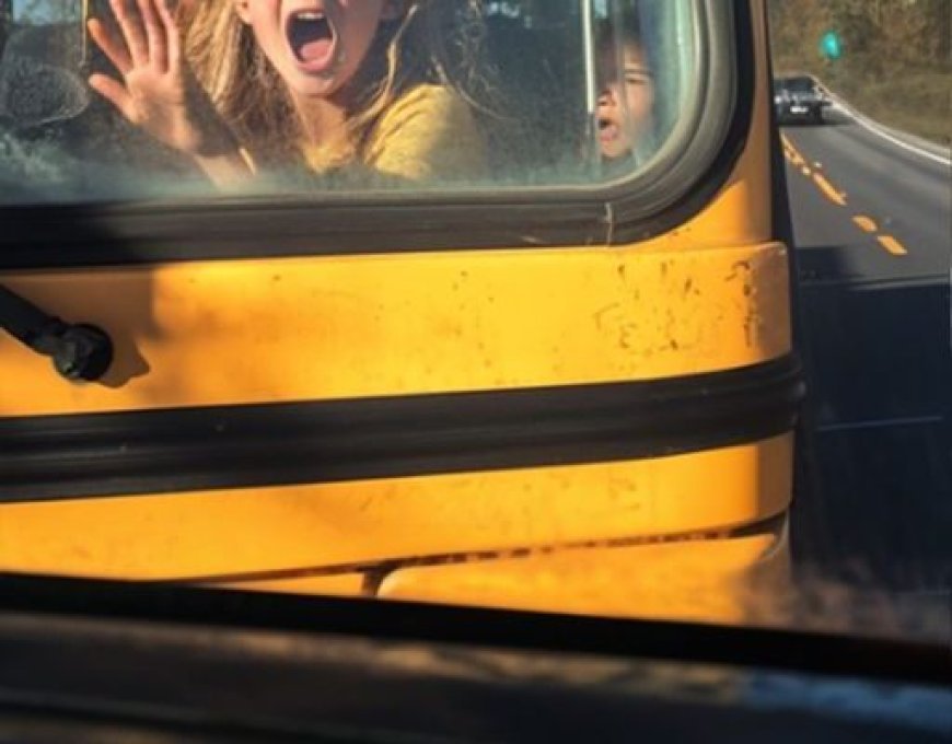 I Saw a Child on the School Bus Hitting the Back Window and Yelling for Help