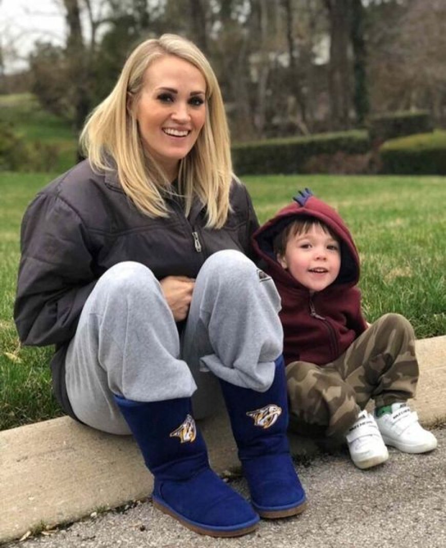 Carrie Underwood Posts Cute Video of Her 3-Year-Old Son Working Out to an Old Tae Bo Video